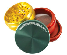 Load image into Gallery viewer, HAMMERCRAFT 4-Piece Aluminum Grinder β Medium - Rasta