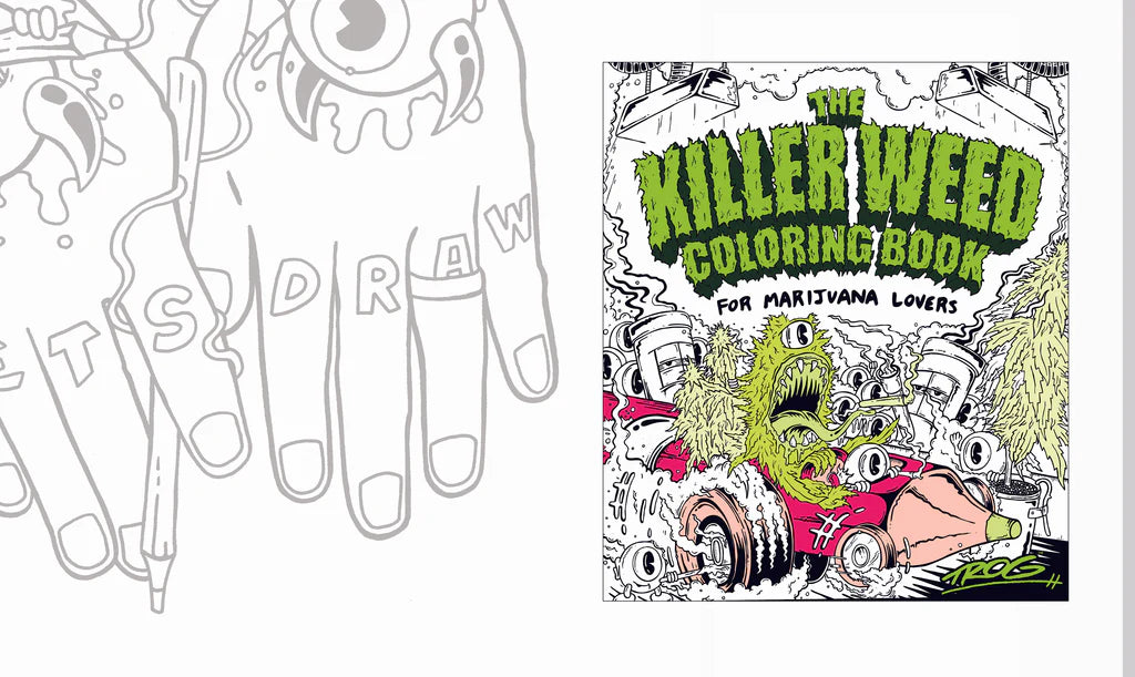 The Killer Weed Coloring Book by TROG