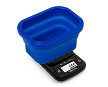 Load image into Gallery viewer, SBM-100-BL On Balance The ORIGINAL Silicone Bowl Scale - Blue 100g x 0.01g
