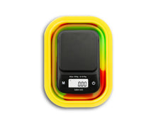 Load image into Gallery viewer, SBM-100-RAS On Balance The ORIGINAL Silicone Bowl Scale - Rasta 100g x 0.01g
