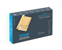 Load image into Gallery viewer, SH-100-GO CHROME GOLD ON BALANCE SHINE DIGITAL MINI SCALE 100G X 0.01G
