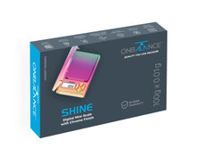 Load image into Gallery viewer, SH-100-RBOW CHROME RAINBOW ON BALANCE SHINE DIGITAL MINI SCALE 100G X 0.01G
