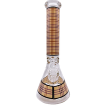 Load image into Gallery viewer, Plaid Beaker 14&quot;
