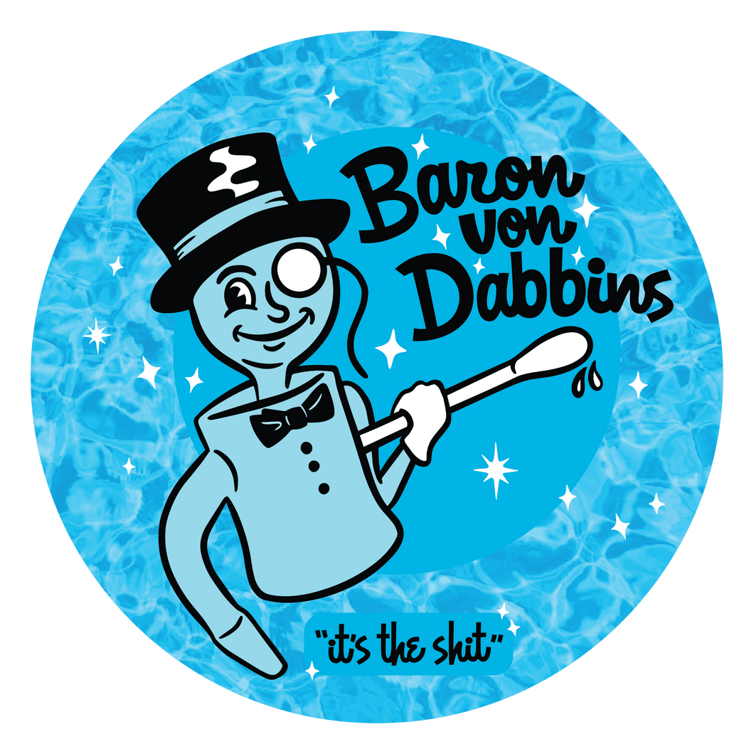 Baron Von Dabbins Glass Mat - LIMITED PRINT RUN